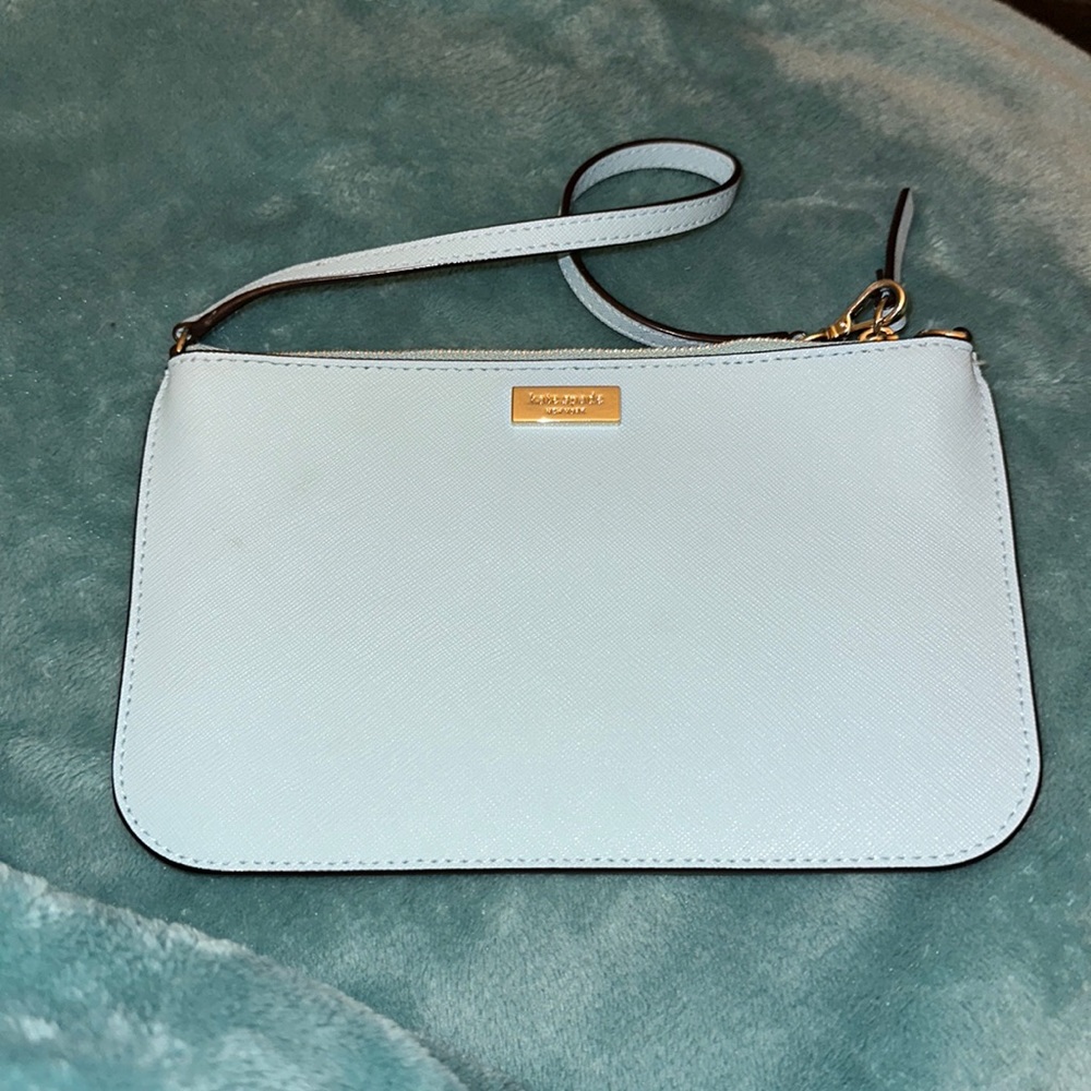 Kate spade blue wristlet